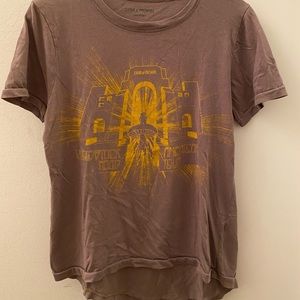 Zadig & Voltaire Arry Print Woodstock Tour shirt